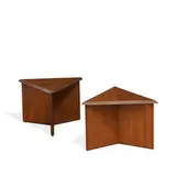 Frank Lloyd Wright, stools, pair
