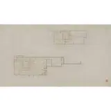 Frank Lloyd Wright, Elevation Drawing for the George Berdan House, Ludington, Michigan, circa 1945