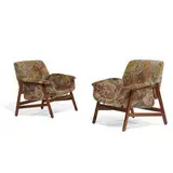 Gianfranco Frattini for Cassina, lounge chairs, pair, model 849, Italy