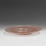 aventurine centerpiece bowl, model 12299 by Veteria Artistica Barovier & Co., sold Dec 2021