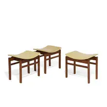 Inger Klingenberg, stools, set of three, Denmark