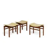Inger Klingenberg, stools, set of three, Denmark