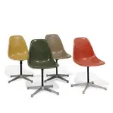 PSC swivel chairs, set of four by Charles and Ray Eames, sold Dec 2021