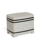 Karl Springer, lidded chest / box