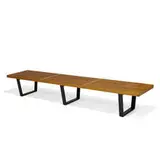 early slat bench, model 4992 by George Nelson & Associates, sold Dec 2021