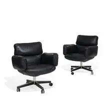 Otto Zapf, executive swivel chairs, pair