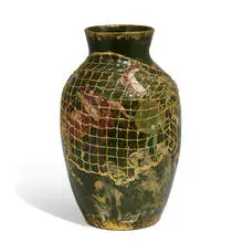 Maria Longworth Nichols Storer for Rookwood Pottery, Monumental Limoges style earthenware vase