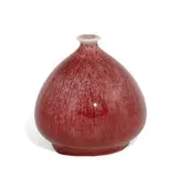 porcelain vase in Oxblood glaze by Ruben Earl Menzel for Rookwood Pottery, sold Nov 2021