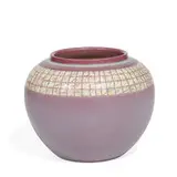 Edward T. Hurley for Rookwood Pottery, Vellum glaze vase with fish and seaweed