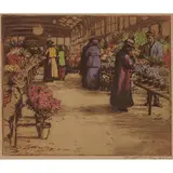 Edward Timothy Hurley, Cincinnati Flower Market, 1915