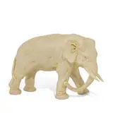Weller Pottery, rare large Muscota earthenware elephant figure