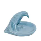 Rookwood Pottery, eponymous blue Rook ashtray in porcelain