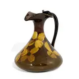 Constance Baker for Rookwood Pottery, earthenware Standard Glaze ewer with dogwood decoration