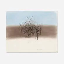 Paul Rand, Untitled, 1952, pastel and ink on paper