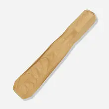 leg splint by Charles and Ray Eames, 1943, molded mahogany plywood, sold Sep 2019