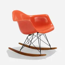 Charles and Ray Eames, RAR, 1950 / 1954, molded fiberglass, enameled steel, birch, rubber