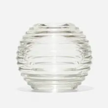 vase by Walter Dorwin Teague, c. 1930, cut glass, sold Sep 2019