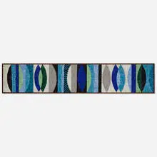 Evelyn and Jerome Ackerman, Ellipses mosaic, c. 1958, glass tile mosaic, lacquered wood