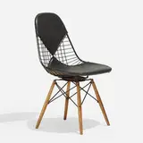 Charles and Ray Eames, PKW-2, 1951, enameled steel, vinyl, beech