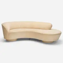 Vladimir Kagan, sofa, model 4891 J, c. 1980 / 1996, upholstery, acrylic