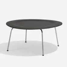 Early CTM-1 by Charles and Ray Eames, 1946, aniline-dyed ash plywood, chrome-plated steel, rubber, sold Sep 2019
