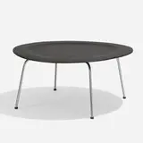 Charles and Ray Eames, Early CTM-1, 1946, aniline-dyed ash plywood, chrome-plated steel, rubber