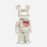 Alexander Girard X Stitch, Love Heart 400% Be@rbrick, 2008, molded plastic
