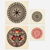 Folk Art, Wycinanki, set of five from Textiles & Objects