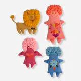 Marilyn Neuhart, collection of four dolls