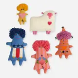 Marilyn Neuhart, collection of five dolls