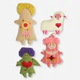 Marilyn Neuhart, collection of four dolls