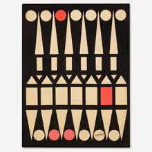 Angelo Testa, Untitled, c. 1970, screenprinted cotton