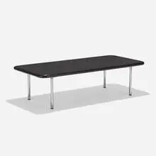 Sling Sofa table, model 6373 by George Nelson & Associates, c. 1963, granite, chrome-plated steel, sold Sep 2019