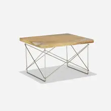 special-order LTR by Charles and Ray Eames, 1950, onyx, chrome-plated steel, sold Sep 2019