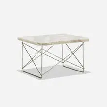 Charles and Ray Eames, special-order LTR, 1950, onyx, chrome-plated steel