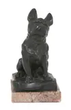 Paul-Édouard Dreux, Untitled, on a marble base 6cm wide 11.5cm high including base