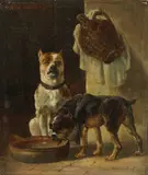 Jules Contant, Untitled, oil on canvas 32 x 26cm