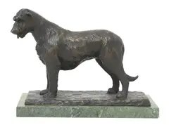 James Osborne, Untitled, bronze with brown patina 24cm wide 20cm high including marble base .