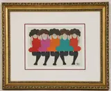 Borys Buzkij, Untitled, gouache 22 x 29cm; 32 x 21.5cm; 23 x 59cm (3)