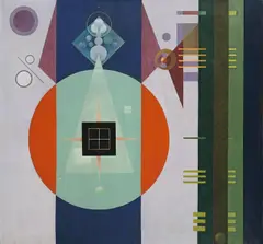Rudolf Bauer, Dark Square, 1938, Öl auf Leinwand