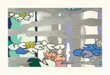 Roy Lichtenstein, Water Lily Pond with Reflections, 1992, Farbige Lackserigrafie auf Edelstahl, in lackiertem Holzrahmen
