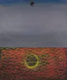 Max Ernst, Effet de soleil reflété dans l'eau, 1927, Öl auf Leinwand