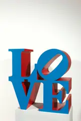 Robert Indiana, LOVE, 1966, Aluminium, bemalt