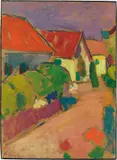 Alexej von Jawlensky, Murnau - Rote Dächer“ („Rotes Dorf“)