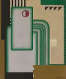 Victor Servranckx, Opus 9, 1924, Öl auf Leinwand
