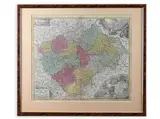 Johann Christoph Müller, Map of Bohemia, 1758, Coloured copper engraving, paper