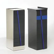 Postmodern, Cabinets (2), c. 1990, Manufacturer unknown