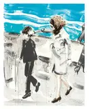 Elizabeth Peyton, Jackie and John, 2000, Color lithograph on paper