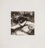 Fish (from Fruits and Flowers) by Donald Sultan, 1991, 11-color screenprint on Arches 88 paper, sold Feb 2020