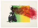 Allen Jones, Kneeling Figure II, 1970, 5-color offset lithograph with photolithographic element on paper